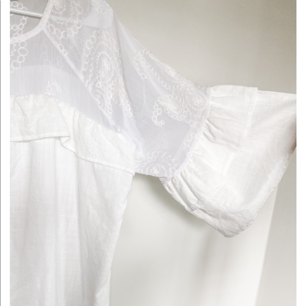 White baby doll dress